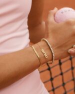 Tennis Bracelet Gold L EDBLAD SS26 - Image 3