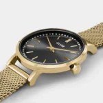 Boho Chic Petite Watch Mesh Crystals, Grey, Gold Colour CLUSE SS26 - Image 3