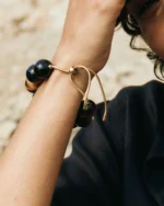 Aura Bracelet Maxi Gold/Brown EDBLAD SS26 - Image 3