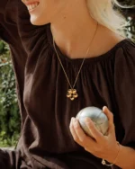 Daisy Necklace L Gold EDBLAD SS26 - Image 3