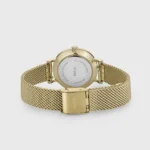 Boho Chic Petite Watch Mesh Crystals, Grey, Gold Colour CLUSE SS26 - Image 4
