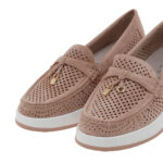 Women's Loafers Beige SEVEN SS26 - Image 4