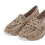 Women's Loafers Beige SEVEN SS26 - Image 4