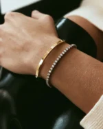 Tennis Bracelet Gold L EDBLAD SS26 - Image 4