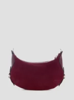 Red marsha suede mini crossbody bag GUESS SS26 - Image 4