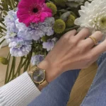 Boho Chic Petite Watch Mesh Crystals, Grey, Gold Colour CLUSE SS26 - Image 5