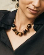 Aura Necklace Maxi Gold/Brown EDBLAD SS26 - Image 5