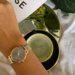 Boho Chic Petite Watch Mesh Crystals, Grey, Gold Colour CLUSE SS26 - Image 7