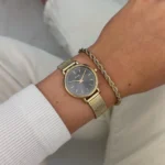 Boho Chic Petite Watch Mesh Crystals, Grey, Gold Colour CLUSE SS26 - Image 8