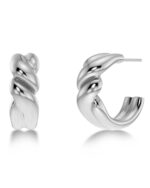 Twist Hoops L Silver EDBLAD SS26