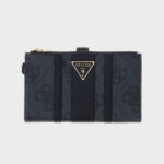 Πορτοφόλι coal logo laurel ii double zip organiser GUESS SS26