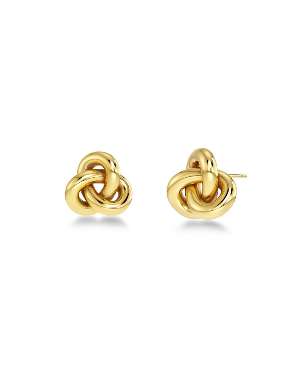 1 Infinity Knot Studs S Gold EDBLAD SS26 - Image 1