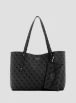 Black logo brenton tote bag GUESS SS26