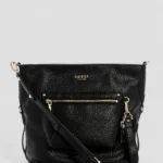 Black marsha crossbody bucket bag GUESS SS26