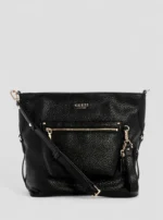 Black marsha crossbody bucket bag GUESS SS26