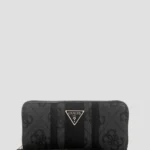 Πορτοφόλι Black logo laurel ii large zip around GUESS SS26