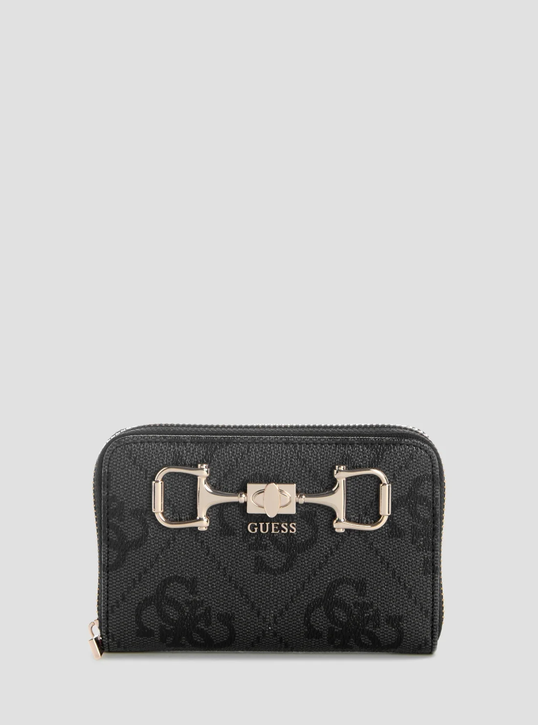 1 Πορτοφόλι Black logo janie medium zip around GUESS SS26 - Image 1