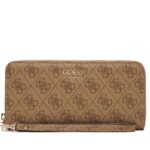 Γυναικείο πορτοφόλι latte logo GUESS SS26