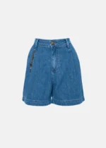 Denim shorts with pleats LYNNE SS26