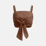 Κροπ μπλούζα με φιόγκο LYNNE SS26