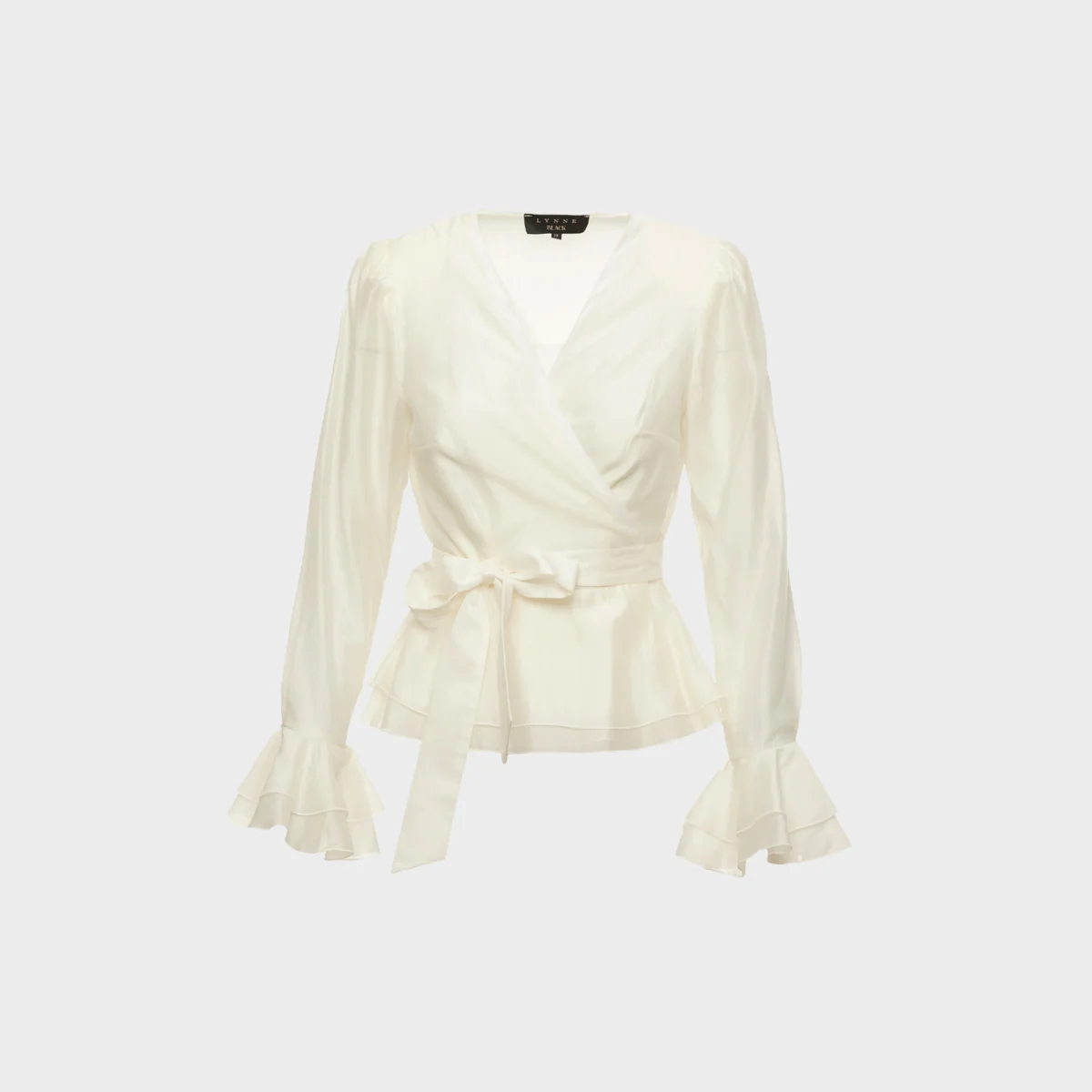 Round neck blouse with ruffles LYNNE SS26