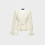 Μπλούζα κρουαζέ με βολάν LYNNE SS26