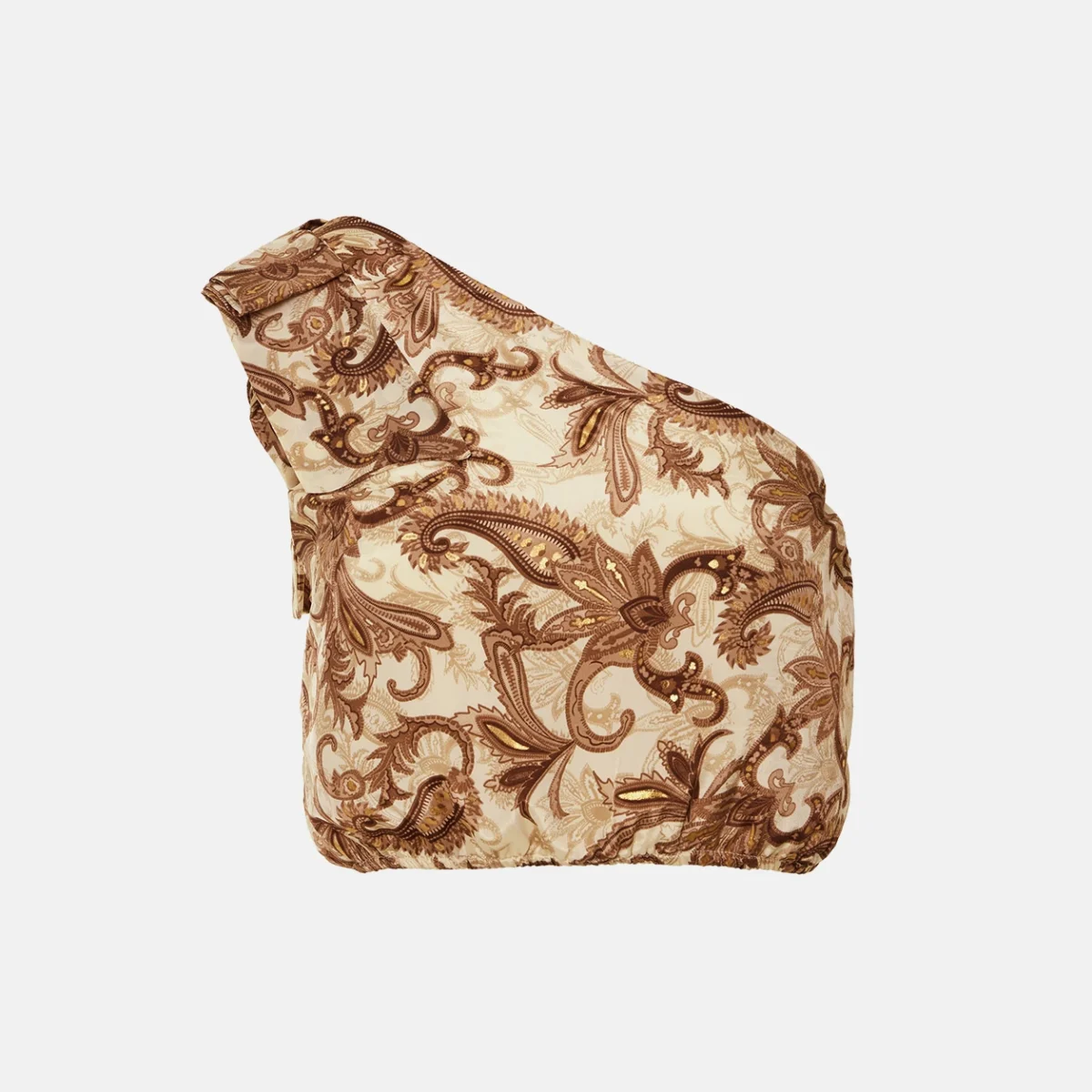 Cropped printed one-shoulder blouse LYNNE SS26