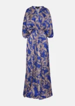Maxi printed dress in satin look LYNNE SS26