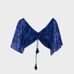 Εμπριμέ butterfly τοπ με σούρες LYNNE SS26