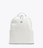 CORALINE BACKPACK WITH GLOSSY FINISH AND GRAY AXEL SS26