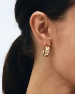 Twist Hoops L Gold EDBLAD SS26 - Image 2