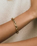 Box Chain Maxi Bracelet Gold EDBLAD SS26 - Image 2