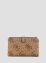 Brown logo laurel double zip organiser GUESS SS26 - Image 2