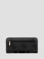 Πορτοφόλι Black logo laurel ii large zip around GUESS SS26 - Image 2