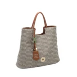 Shopping bag Miriam με ασορτί αξεσουάρ σε μπλε LE PANDORINE SS26 - Image 2
