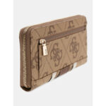 Latte logo laurel ii large zip around wallet GUESS SS26 - Image 3