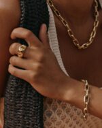 Box Chain Maxi Bracelet Gold EDBLAD SS26 - Image 4