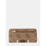 Latte logo laurel ii large zip around wallet GUESS SS26 - Image 5