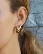 Twist Hoops L Gold EDBLAD SS26 - Image 7