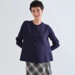 Ζακέτα σε μπλε σκούρο χρώμα COMPANIA FANTASTICA FW26-27