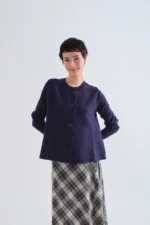 Basic navy blue cardigan COMPANIA FANTASTICA FW26-27