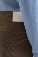 Κοτλέ μίνι φούστα σε σκούρο πράσινο COMPANIA FANTASTICA FW26-27 - Image 3