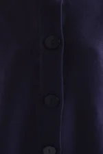 Basic navy blue cardigan COMPANIA FANTASTICA FW26-27 - Image 3
