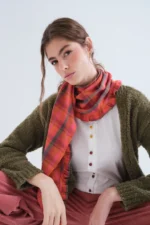 Πλεκτή ζακέτα σε λαδί χρώμα COMPANIA FANTASTICA FW26-27 - Image 5