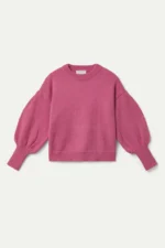 Pink basic knit jumper COMPANIA FANTASTICA FW26-27 - Image 6