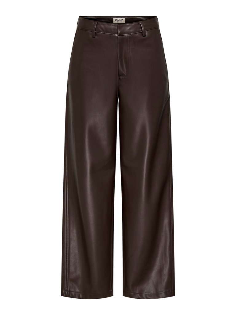 ONLY_Autumnwinter_5044469_15376856 ONLNELI MW FAUX LEA BARREL PANT ONLY FW26-27 - Image 1