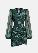 Printed mini dress with ruffles LYNNE FW26-27