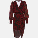 Εμπριμέ φόρεμα με σούρες LYNNE FW26-27