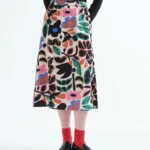 Μίντι φούστα με τύπωμα Neo Garden COMPANIA FANTASTICA FW26-27