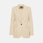 Mid-length double-breasted crepe jacket LYNNE FW26-27